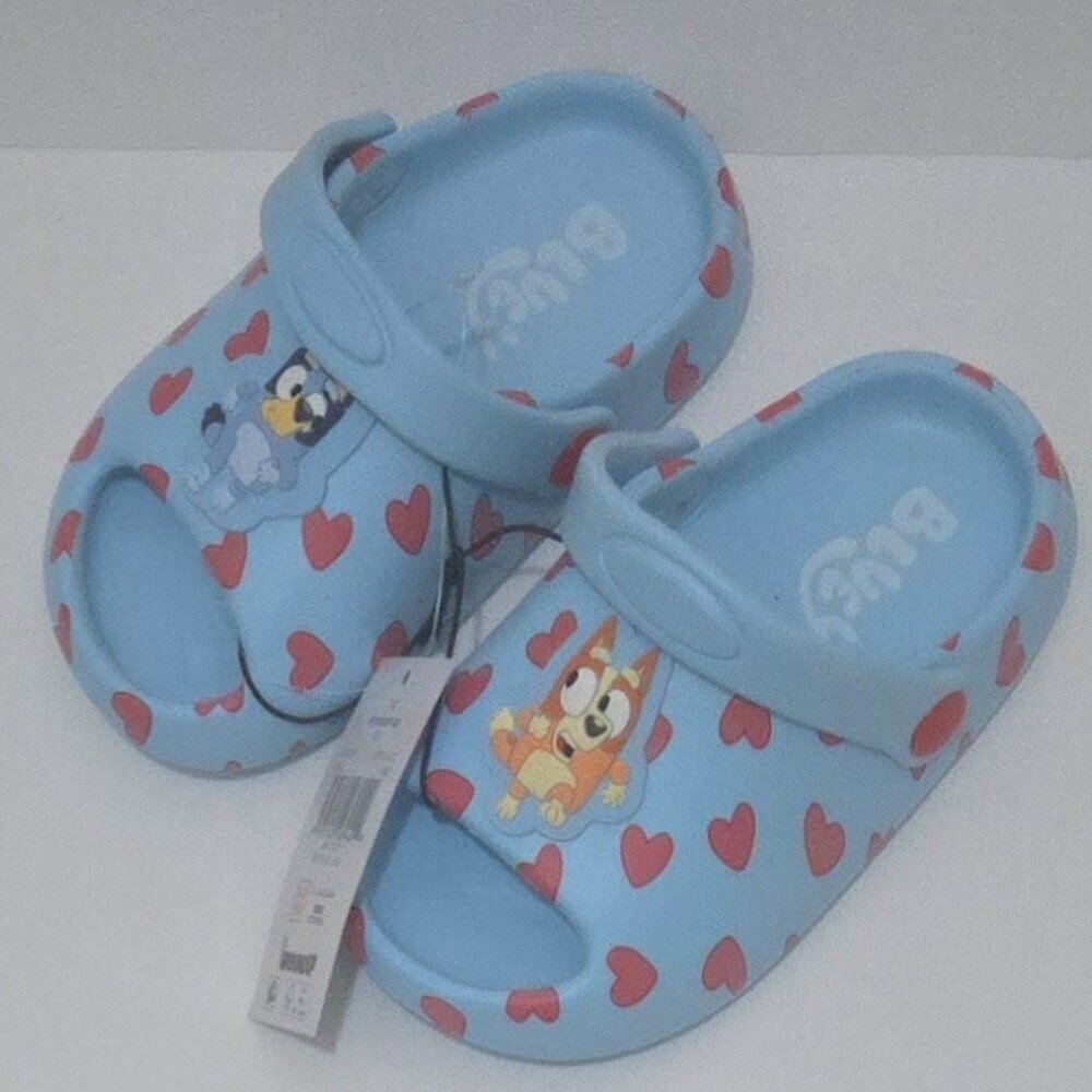Bluey & Bingo Toddler Kids Comfort Clogs Graphic Sling-Back Unisex Sandals